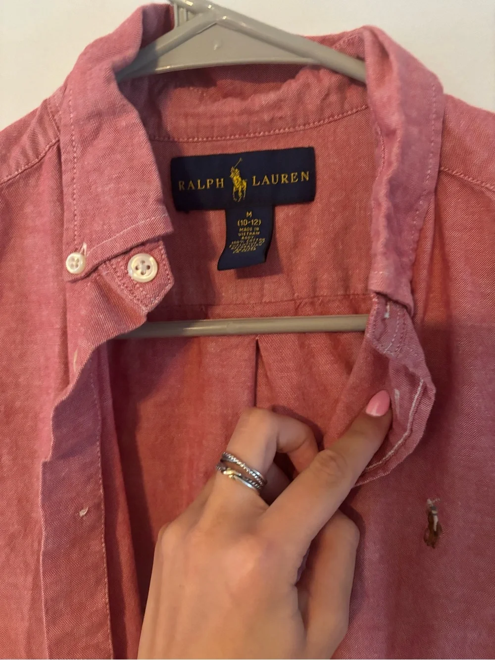 Ralph Lauren Boys' Dusty Red Button-Down Shirt